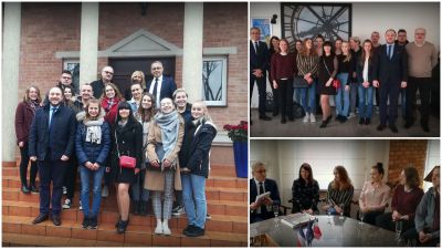Spotkanie studentów stosunków międzynarodowych z Konsulem honorowym Francji