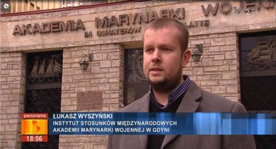 Łukasz Wyszyński - komentarz dla TVP